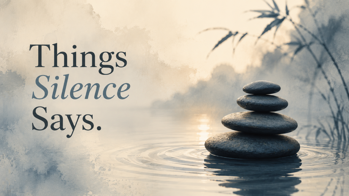 Things Silence Says